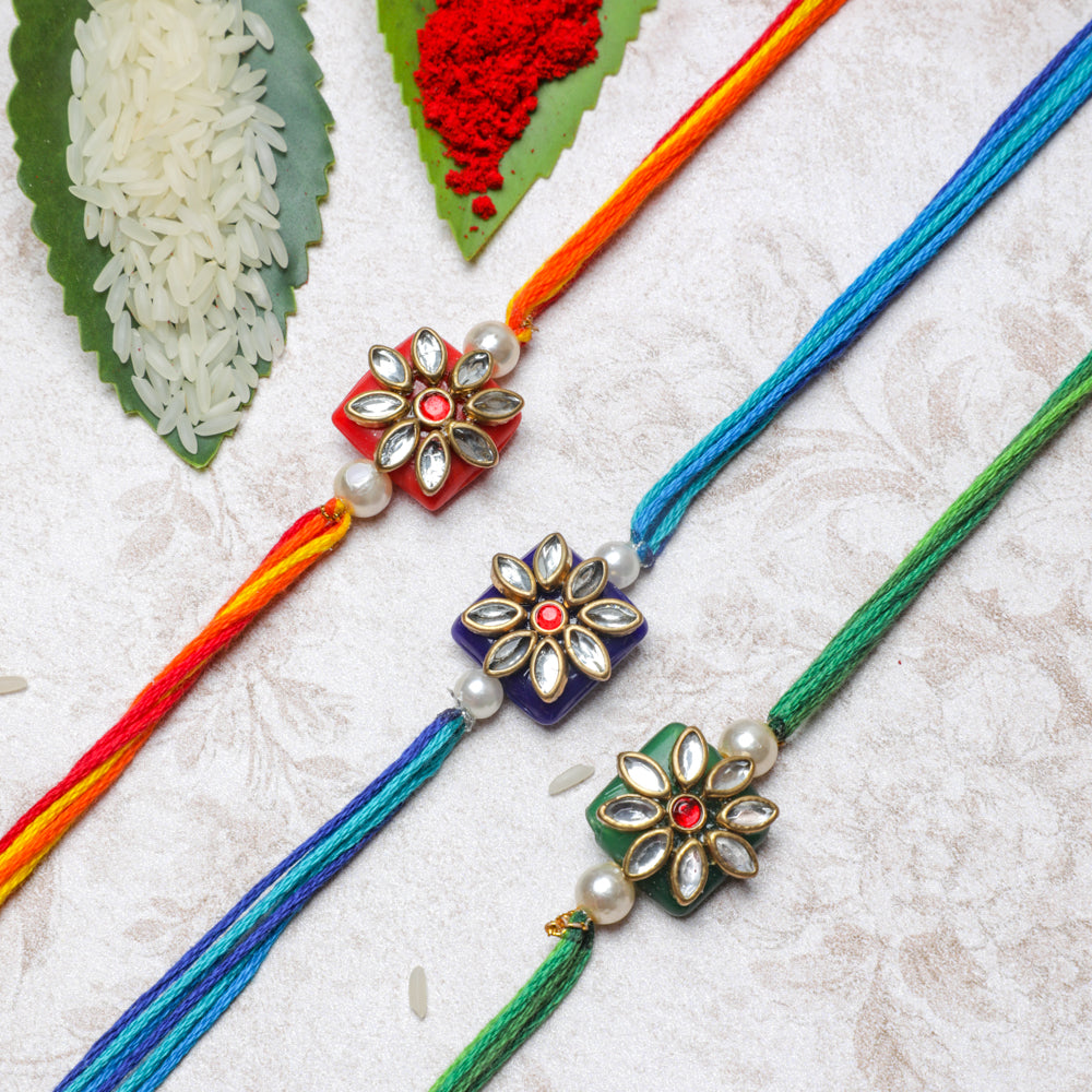 Set of 3 Rakhi Threads for Raksha Bandhan